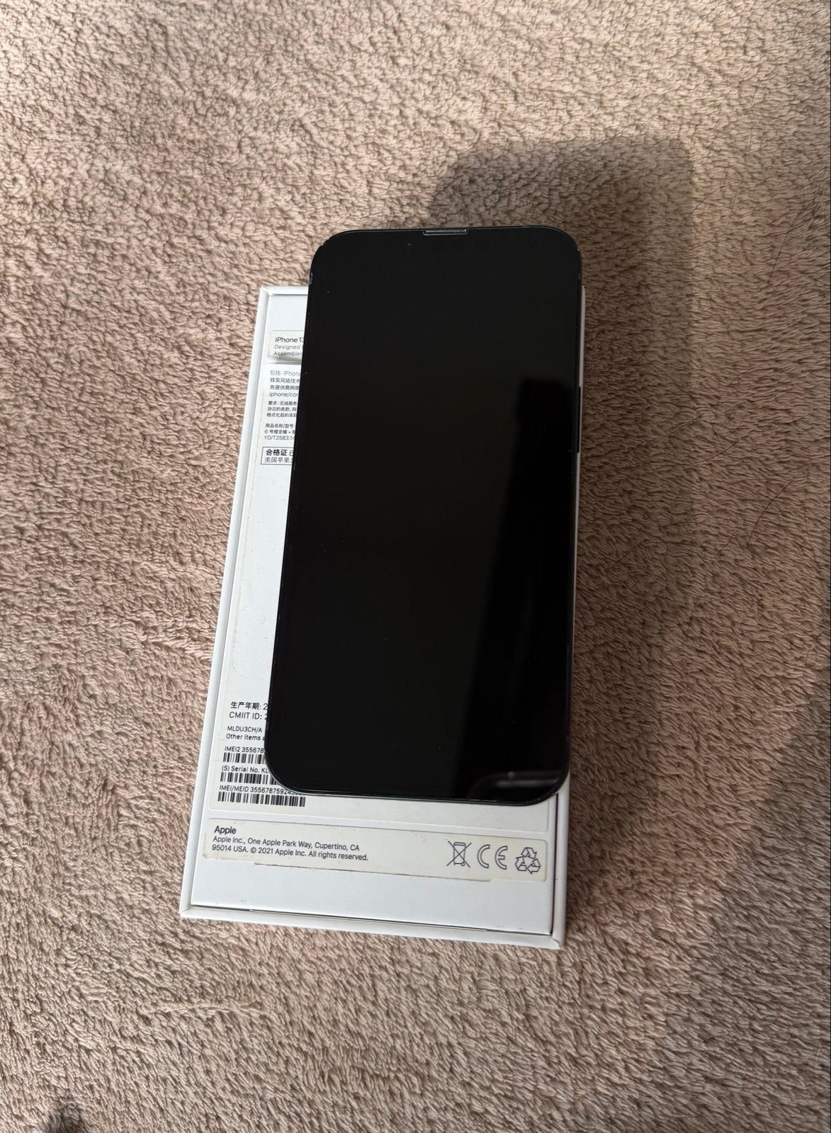 Apple iPhone 13 128GB Midnight - Dual SIM, incl. doos