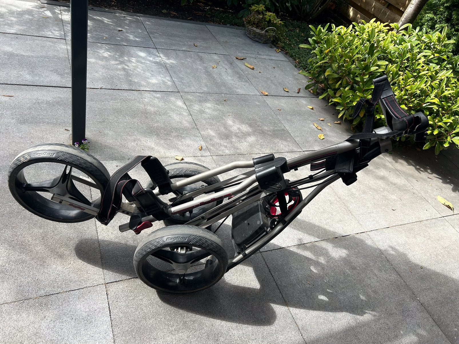 Opvouwbare golf trolley gebruikt, Ophalen, Gebruikt, Golfkar