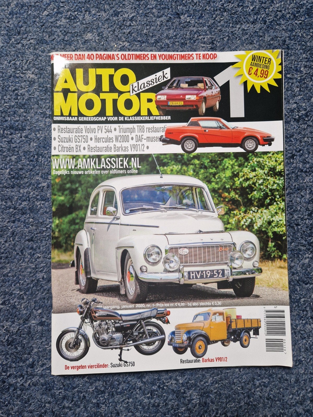 Auto Motor Klassiek - Januari 2020 - Oldtimers, Ophalen of Verzenden, Zo goed als nieuw, Overige typen
