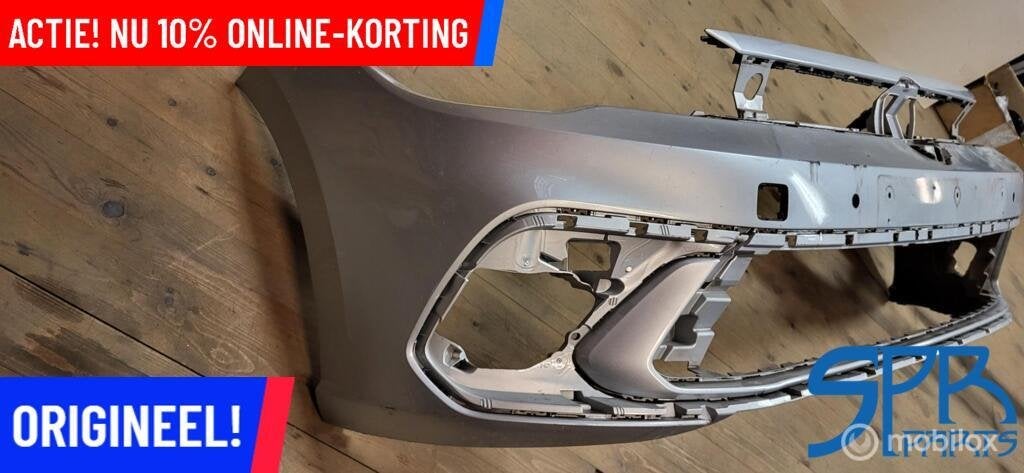 VW POLO 2G FACELIFT VOORBUMPER 2G0807221K 4x PDC VOOR BUMPER, Gebruikt, Volkswagen, Ophalen of Verzenden, Volkswagen