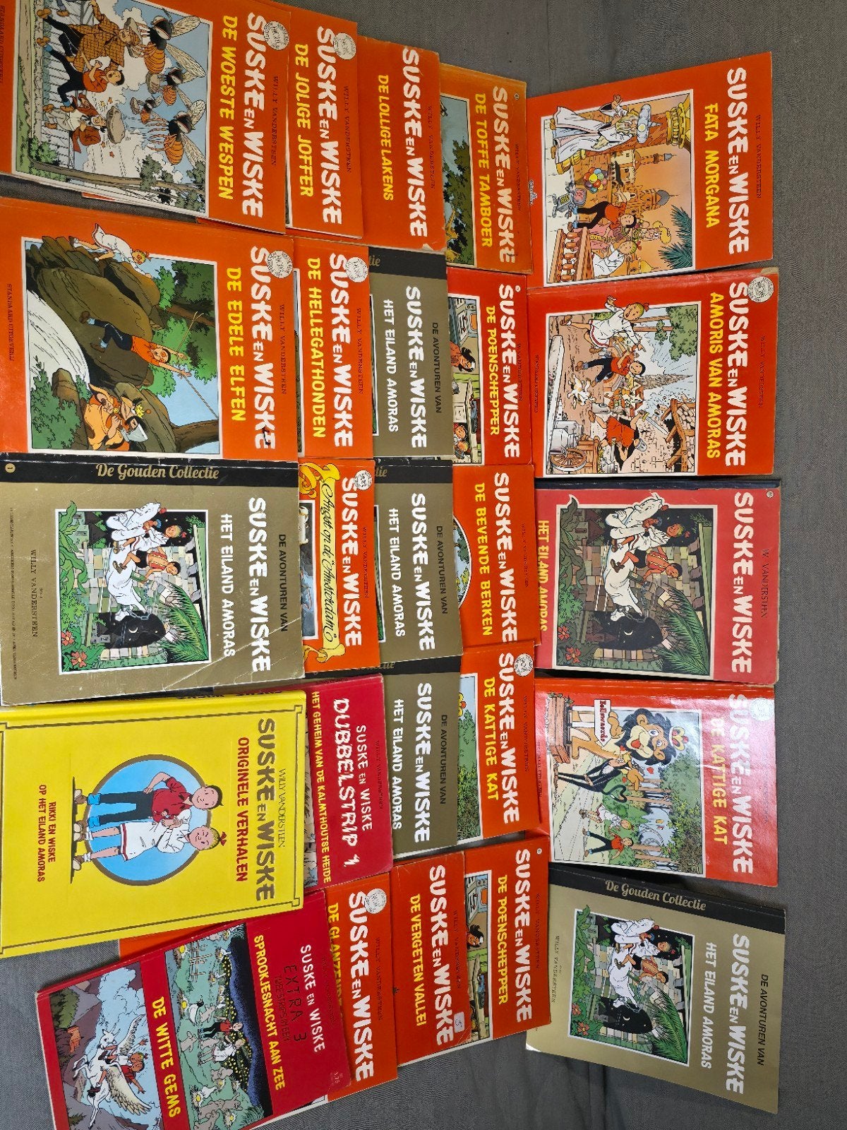 Grote collectie Suske en Wiske stripboeken, Boeken, Stripboeken, Gelezen, Meerdere stripboeken, Ophalen of Verzenden