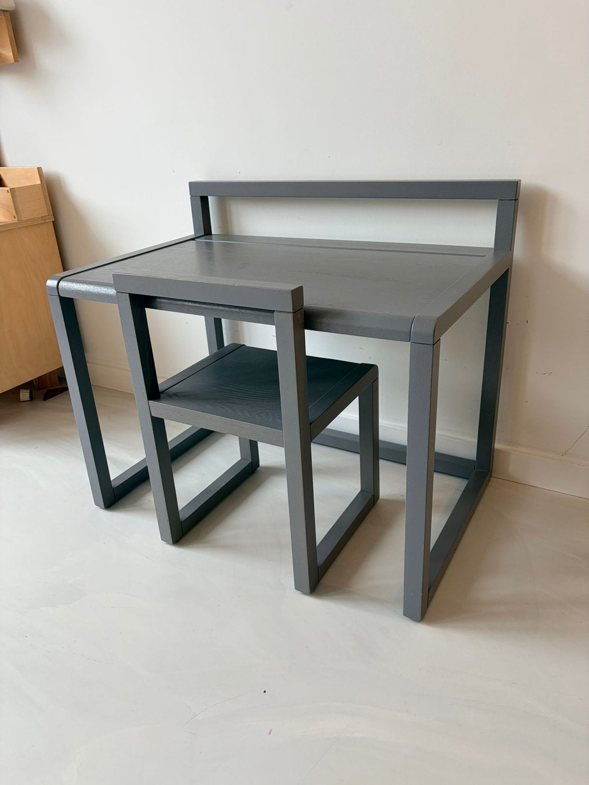 Ferm Living Little Architect kinderbureau en -stoel, Ophalen, Zo goed als nieuw