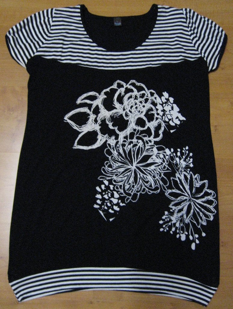 Shirt jurk MS mode maat L., Zwart, Maat 42/44 (L), Ophalen of Verzenden, Zo goed als nieuw