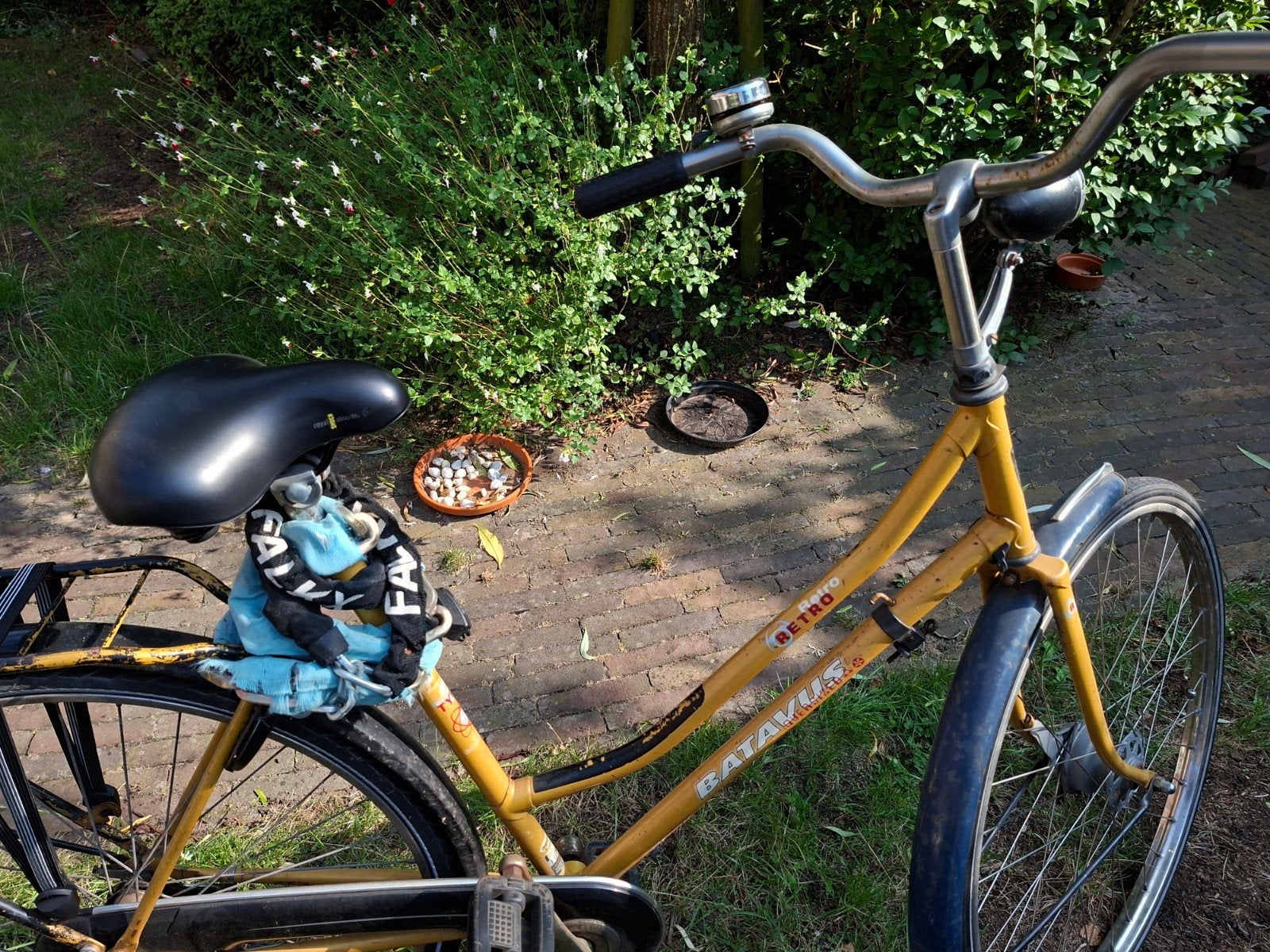Fiets Batavus Retro Geel frame maat 54, Fietsen en Brommers, Gebruikt, 55 cm of meer, Batavus Retro, Ophalen