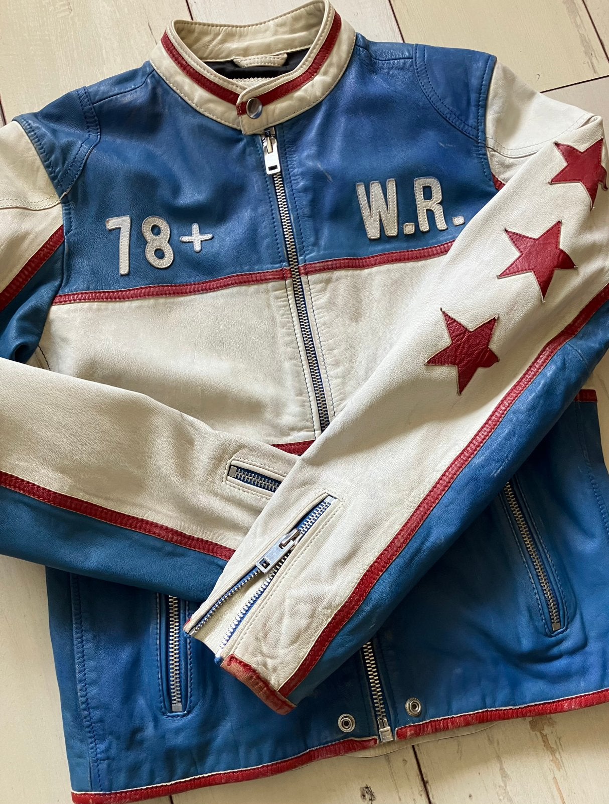 Vintage DIESEL leren motor biker racer jas jack (valt als M), Kleding | Heren, Ophalen of Verzenden, Gedragen, Maat 48/50 (M)