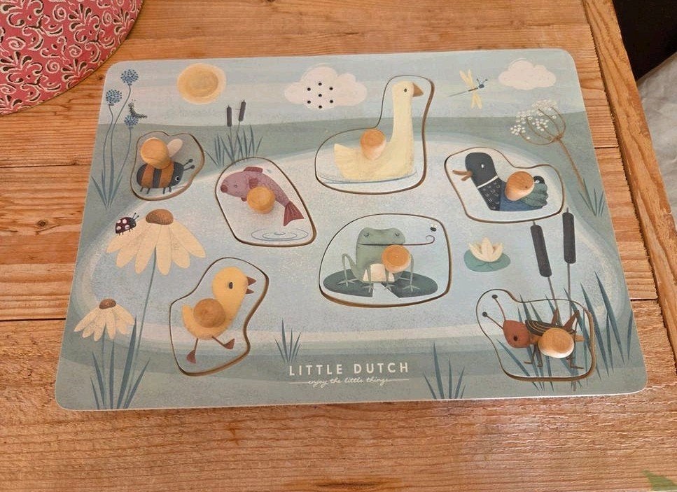 Little Dutch geluid puzzel zgan, Kinderen en Baby's, Speelgoed | Speelkleden, Ophalen of Verzenden, Zo goed als nieuw