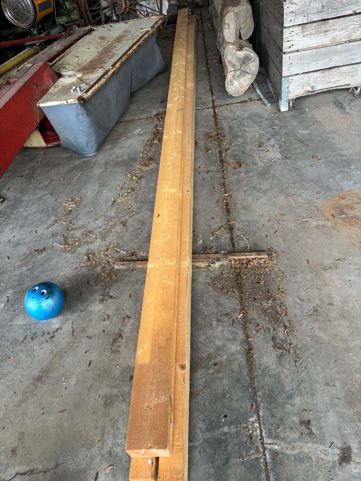 Houten balken, Doe-het-zelf en Verbouw, Ophalen, Nieuw, 300 cm of meer, Balk