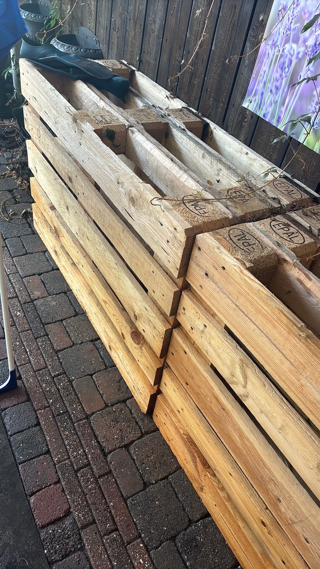 Gratis 6 pallets, Ophalen of Verzenden, Zo goed als nieuw