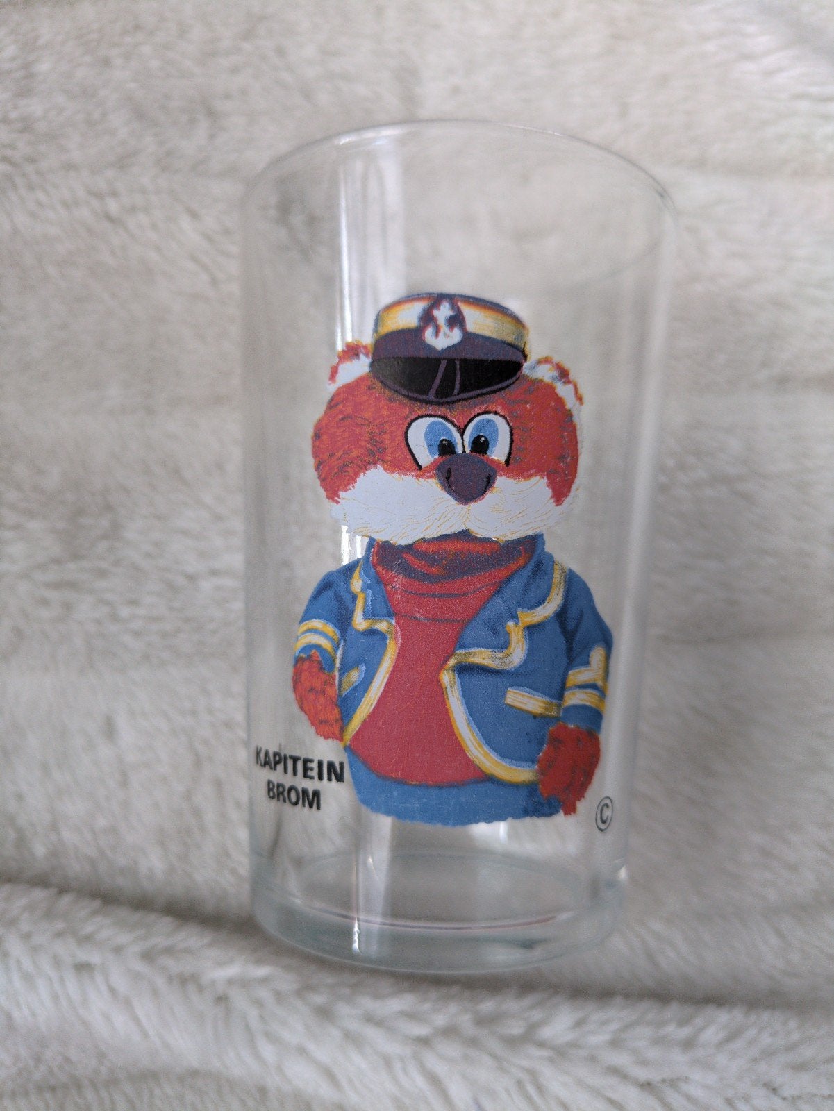 Kapitein Brom drinkglas, Ophalen of Verzenden