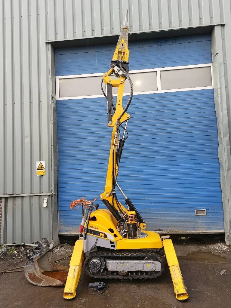 Brokk 90 husqvarna robot remote excavator digger bagger, Graafmachine
