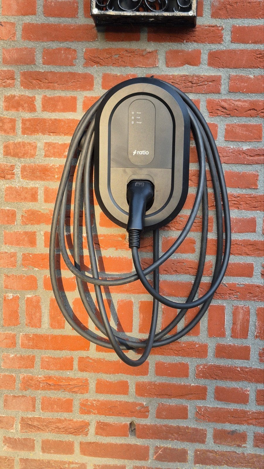Ratio Solar Laadpaal 11-22 kW met vaste kabel 7.5m, Ophalen of Verzenden, Zo goed als nieuw, Laadpaal