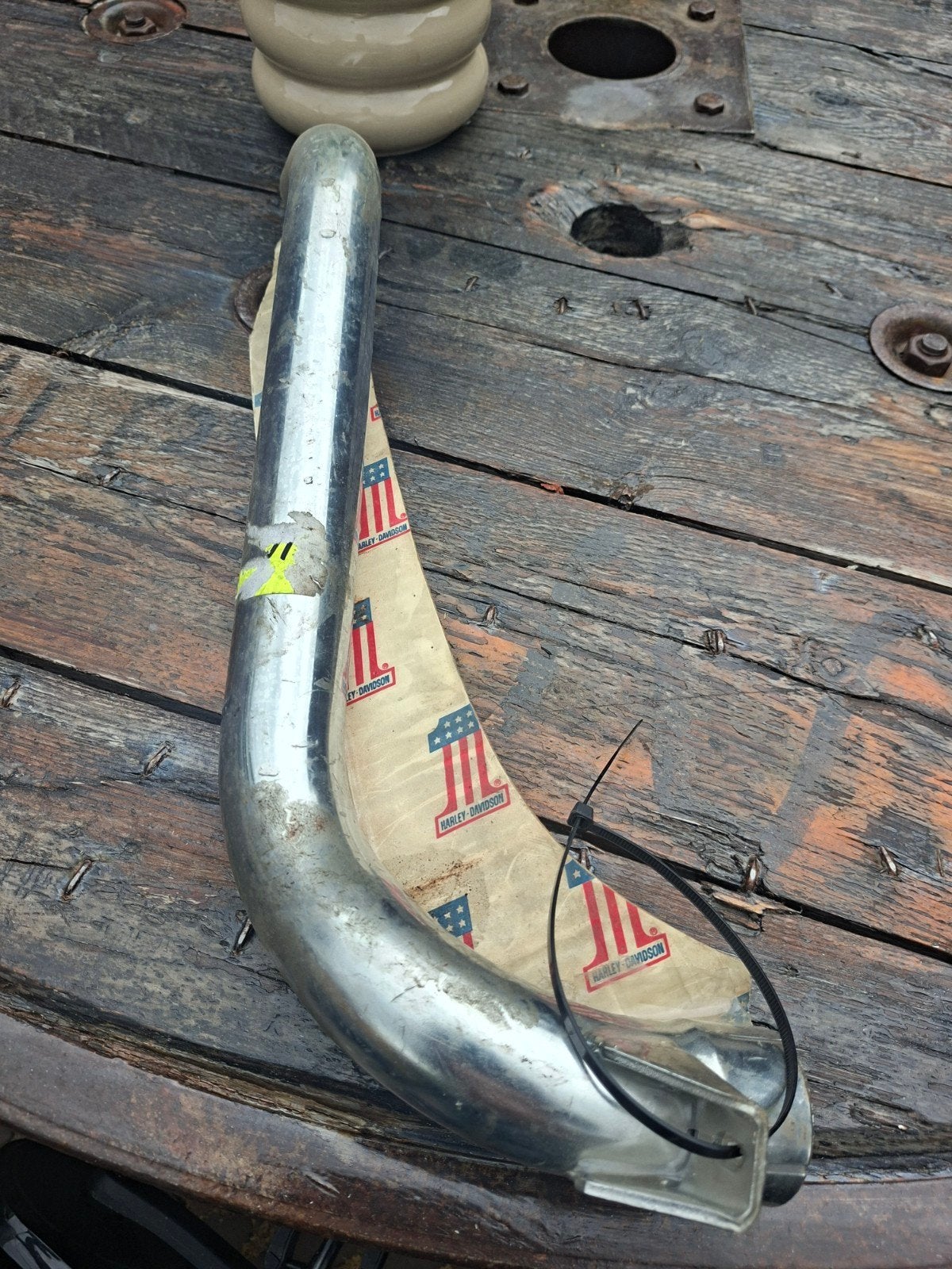 new old stock uitlaatdeel shovel., Motoren, Verzenden, Nieuw