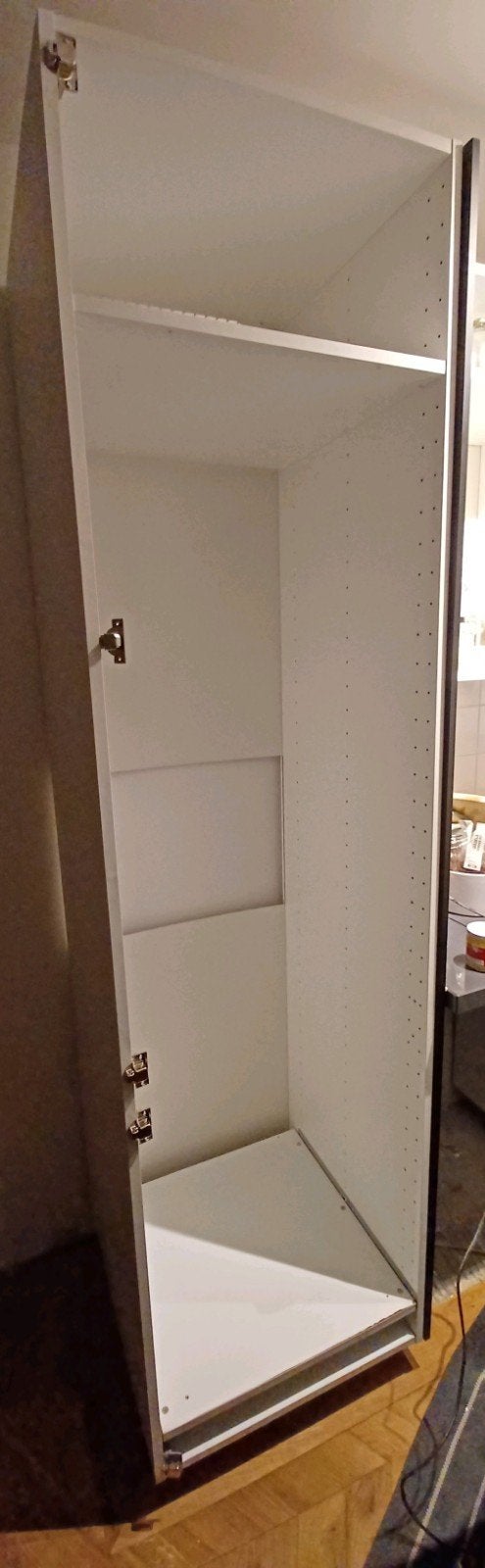 IKEA METOD Hoge kast voor inbouw appartuur - 60 x 60 x 200, Huis en Inrichting, Ophalen, Gebruikt, Wit, 50 tot 100 cm