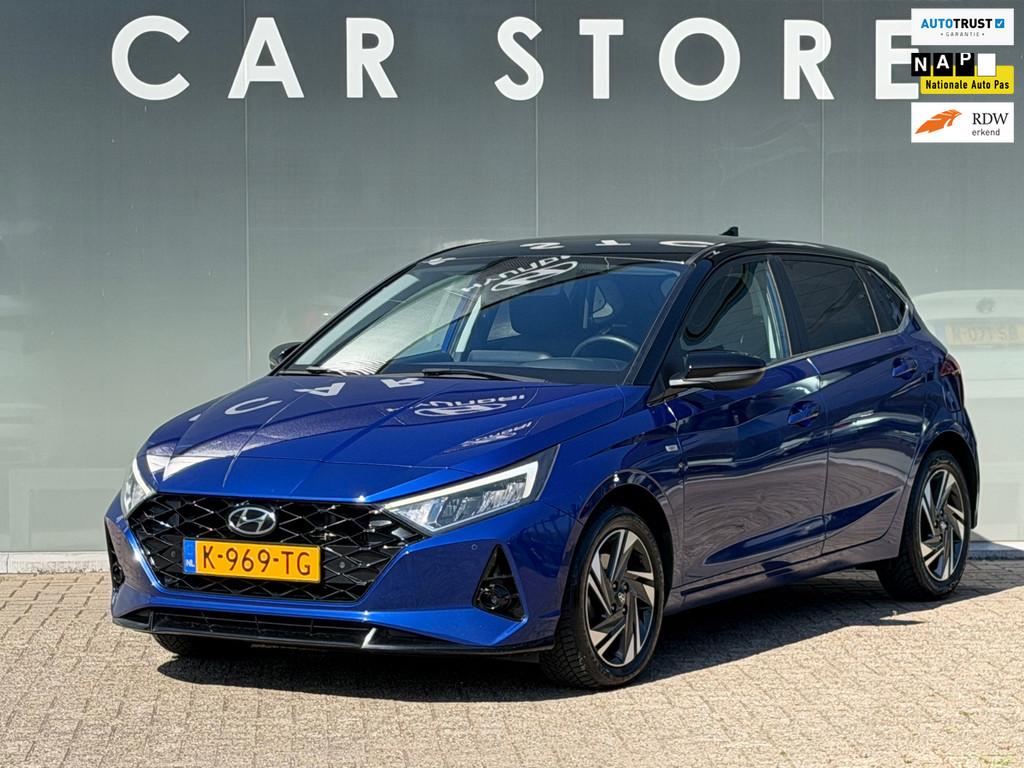 Hyundai I20 1.0 T-GDI Premium BOSE CAMERA STOEL STUURVERWARM, Auto's, Hyundai, Gebruikt, Blauw, 100 pk, Origineel Nederlands