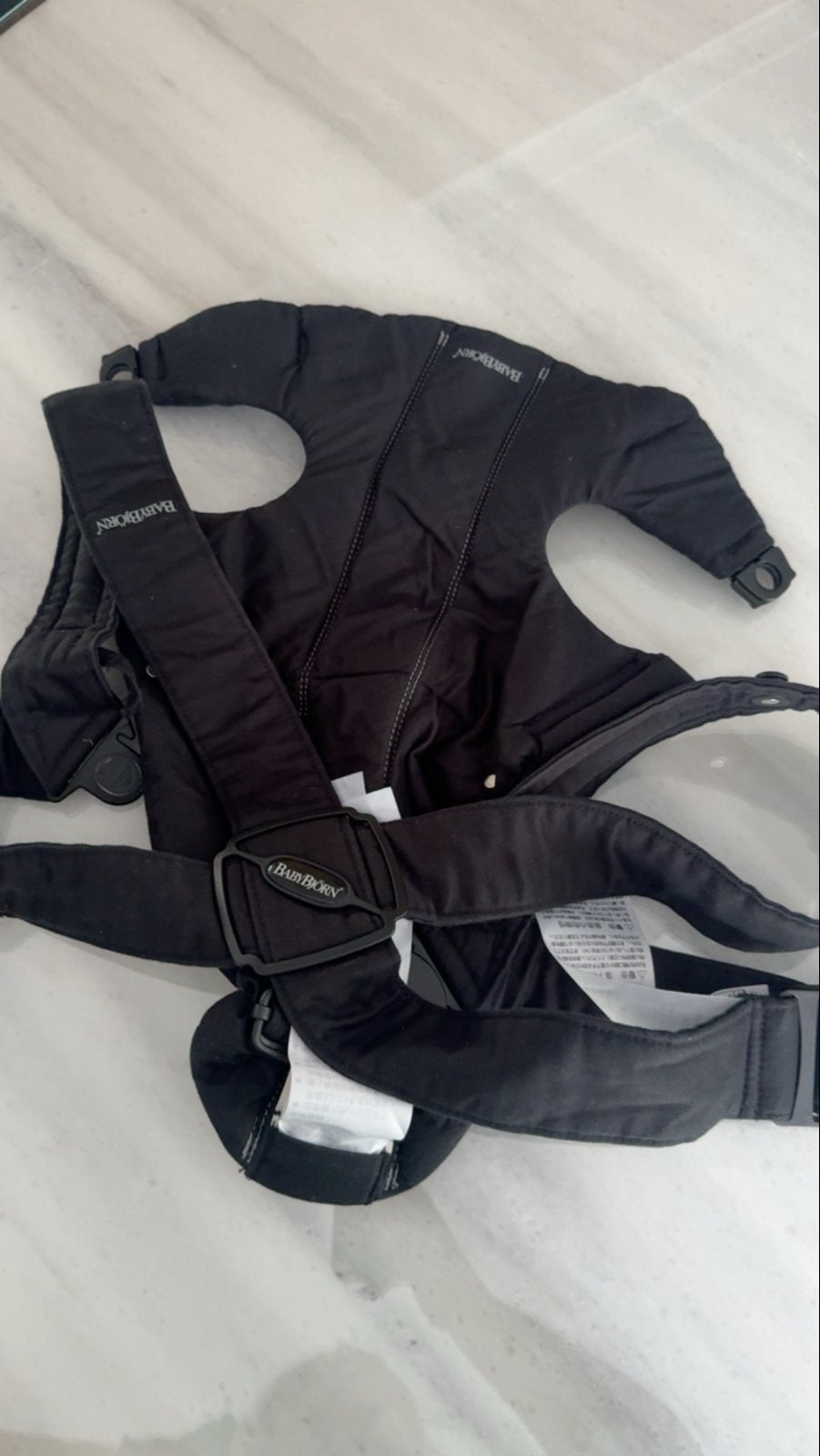 Baby Björn Draagzak - Ademend Mesh - Zwart, Ophalen, Gebruikt, Draagzak, Baby Björn