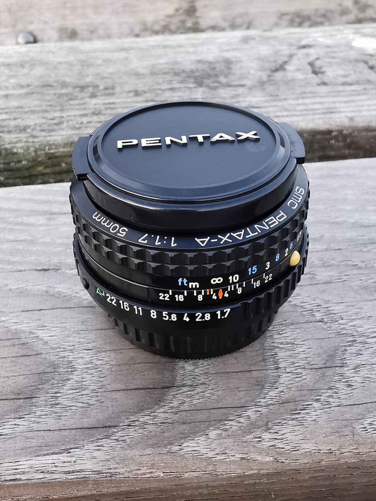 SMC Pentax-A 50mm F1.7, Gebruikt, Standaardlens, Pentax K-mount, 50 mm