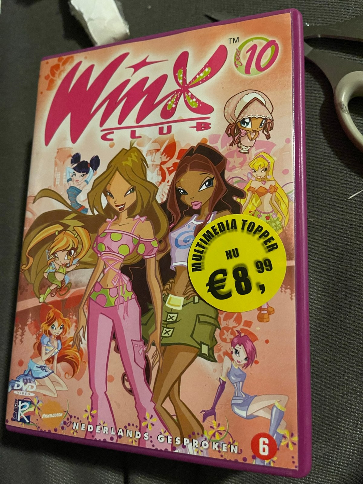 Winx Club - Deel 10 DVD - Nederlands Gesproken, Gebruikt, Animatie, Tv-serie, Vanaf 6 jaar