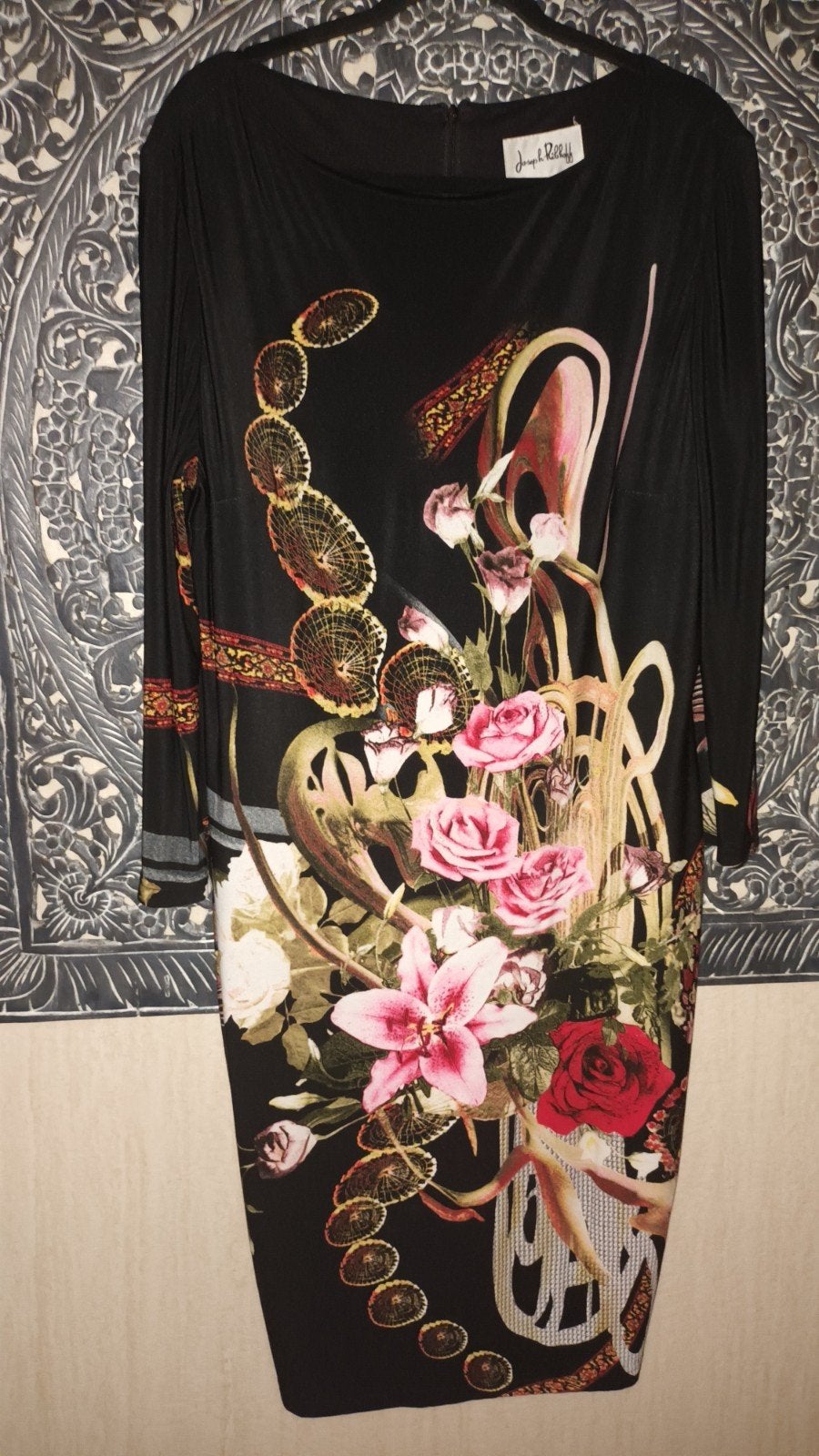 Prachtige Joseph Ribkoff jurk, maat 46, Kleding | Dames, Zwart, Maat 46/48 (XL) of groter, Joseph Ribkoff, Ophalen of Verzenden