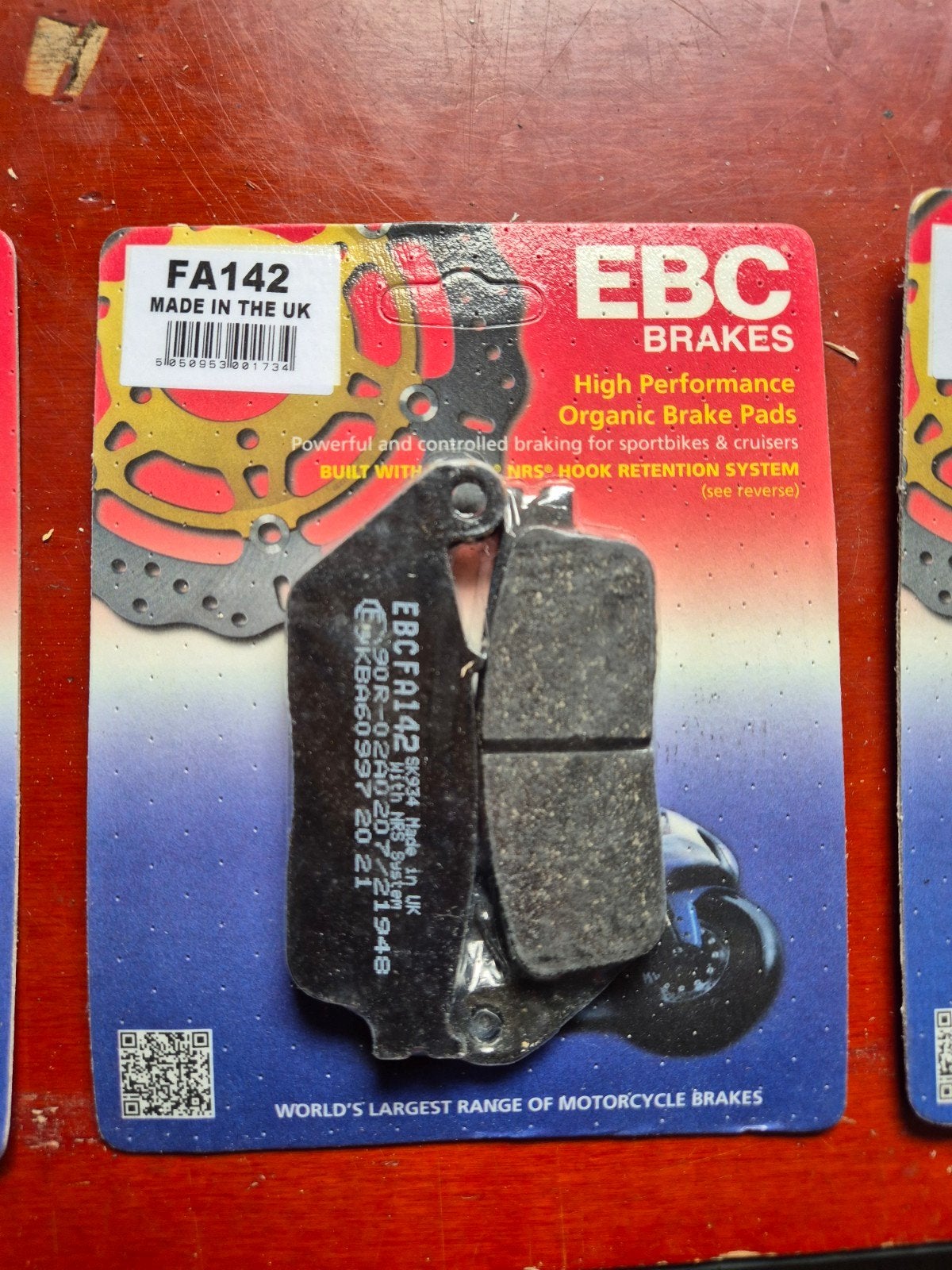 EBC FA142 High Performance Organische Remblokken, Ophalen of Verzenden, Nieuw