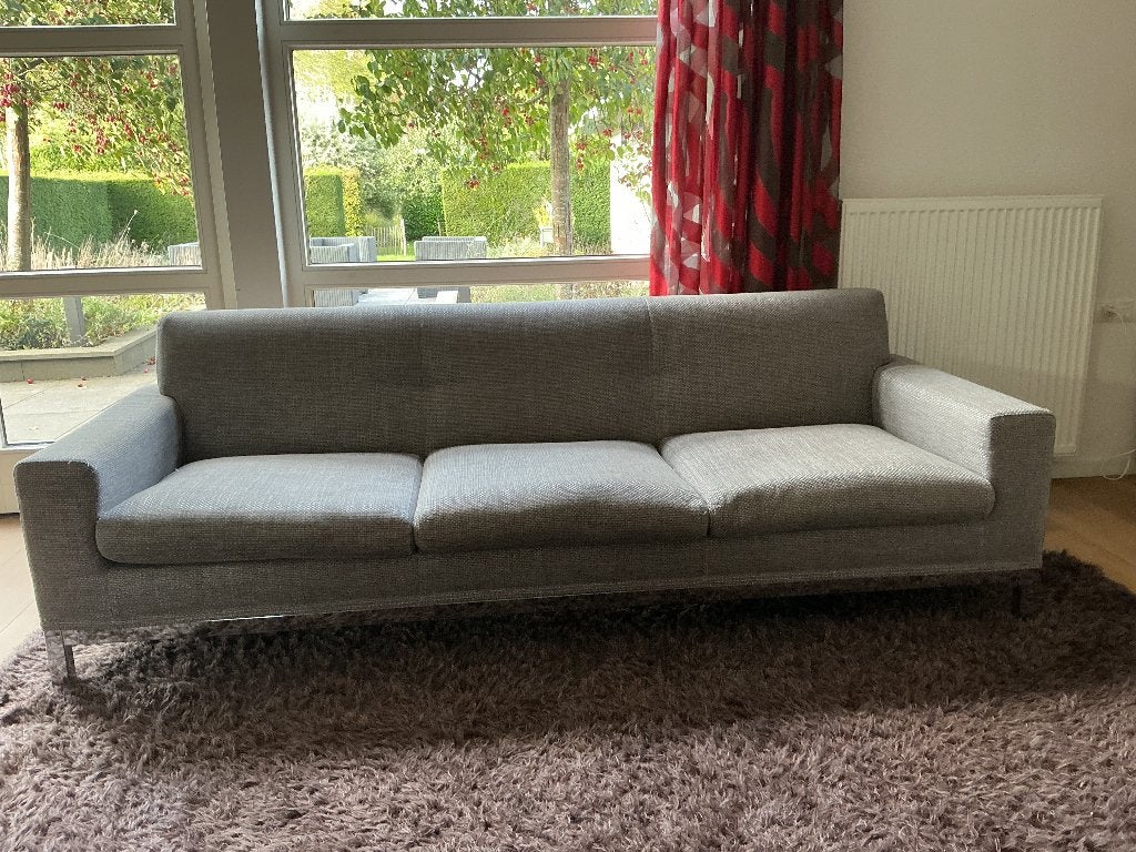 Design bank Minotti, Ophalen, Metaal, Gebruikt, Driepersoons