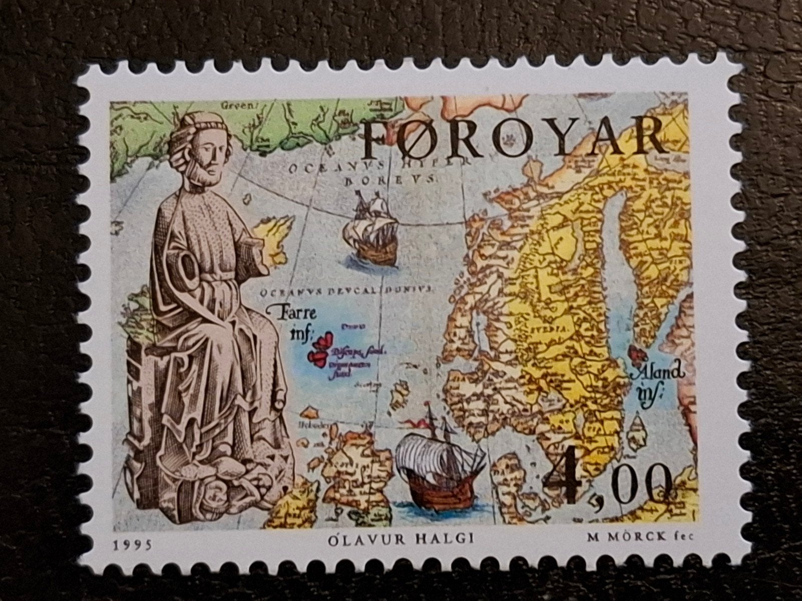 Faeröer 1995 Olav the Holy, Ophalen of Verzenden, Denemarken, Postfris