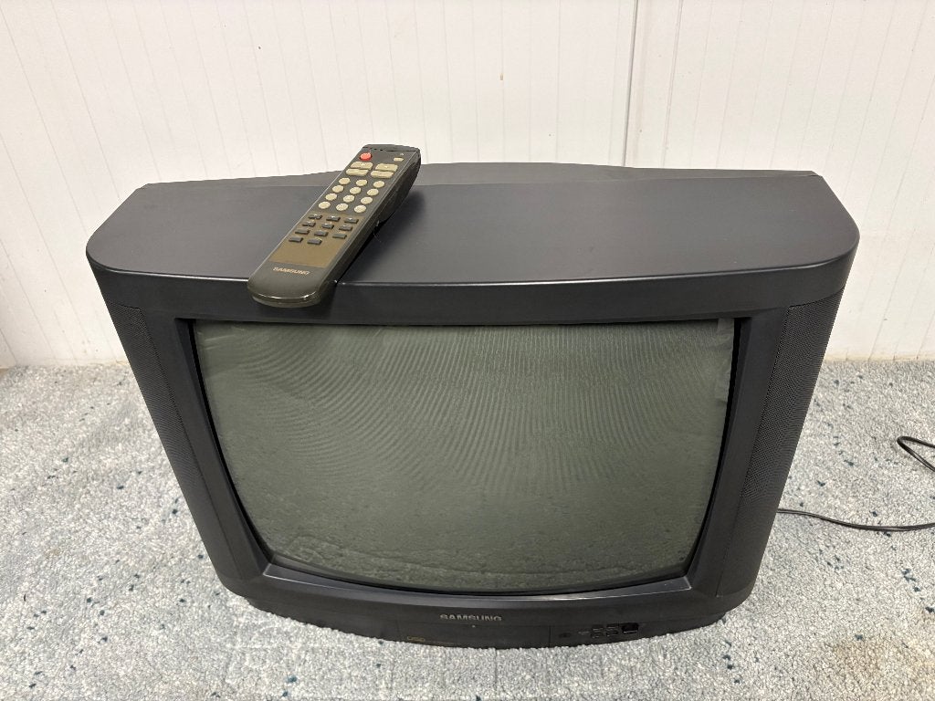 Samsung 20 inch CRT tv + remote jaren 90, Audio, Tv en Foto, Vintage Televisies, Ophalen of Verzenden, Gebruikt, 40 tot 60 cm