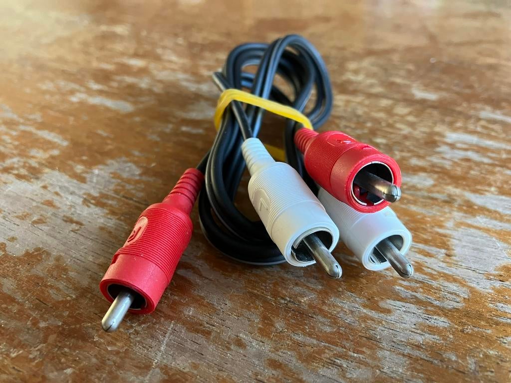 Ouderwetse RCA - Tulp interlinks 75cm, Ophalen of Verzenden, Gebruikt, Minder dan 2 meter, Interlink-kabel