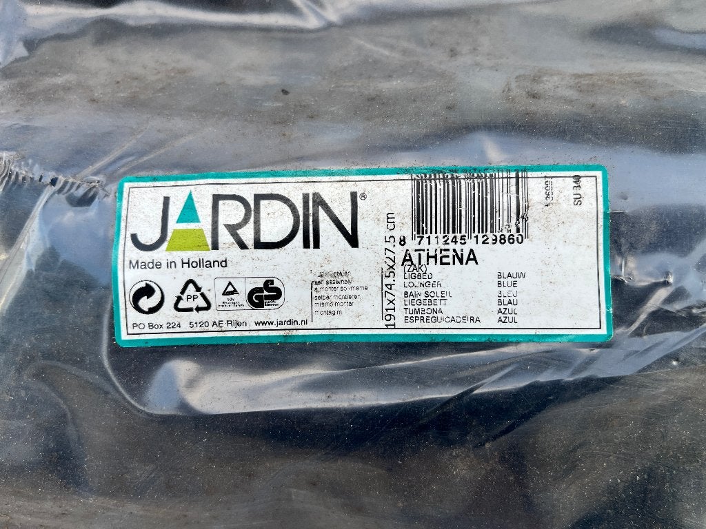 Jardin ligbed Athena, Tuin en Terras, Ophalen, Nieuw, Kunststof, Verstelbaar