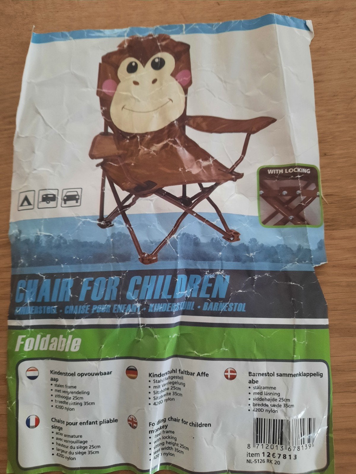 Te koop kinder strandstoel, Kinderen en Baby's, Ophalen of Verzenden, One size, Jongen of Meisje, Zwem-accessoire