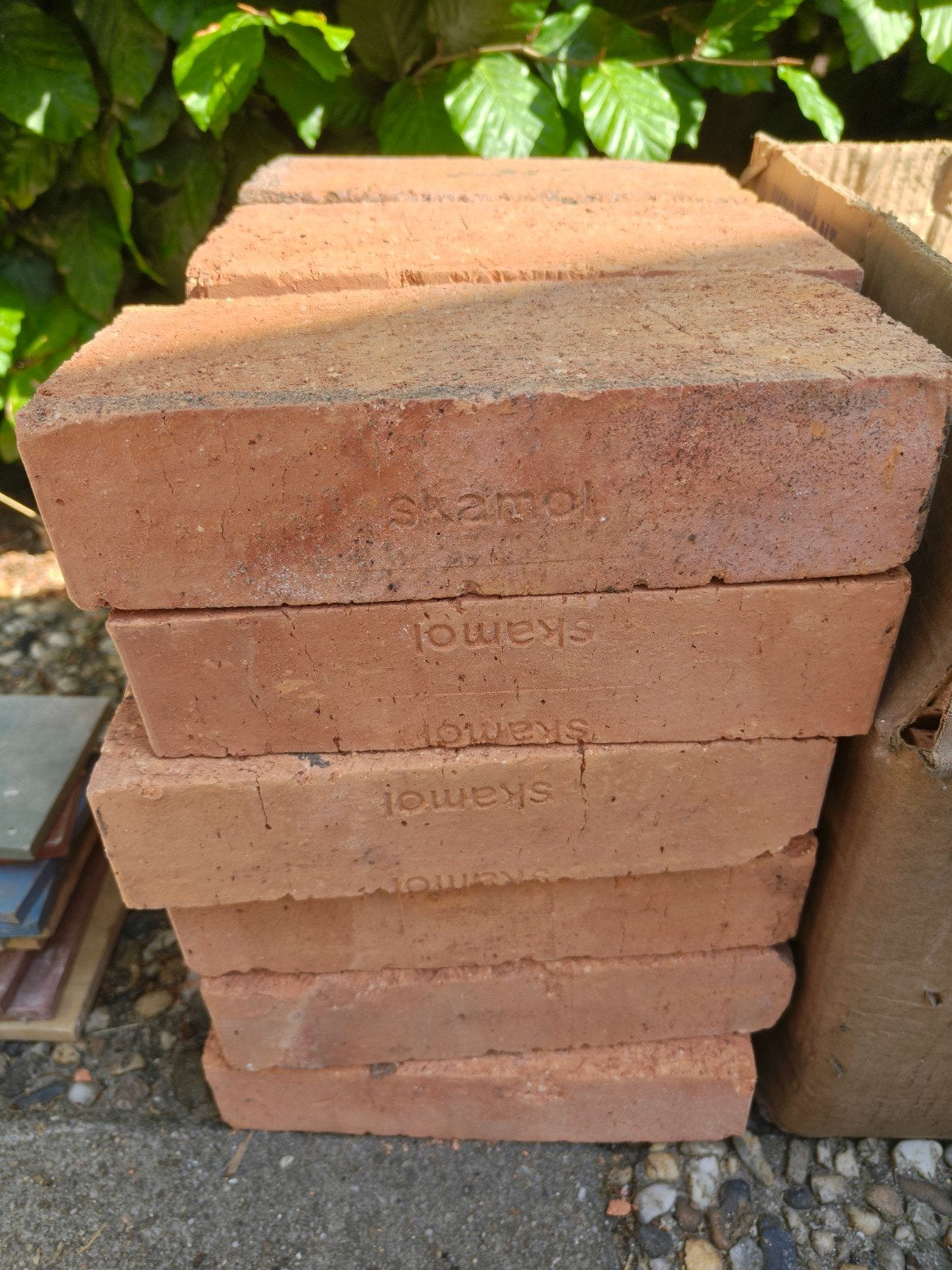 Skamol isolatiestenen - 18 stuks, Ophalen, Zo goed als nieuw, Bakstenen