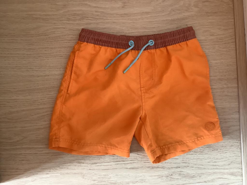 leuke oranje zwembroek maat 134, Ophalen of Verzenden, Gebruikt, Jongen, Sport- of Zwemkleding