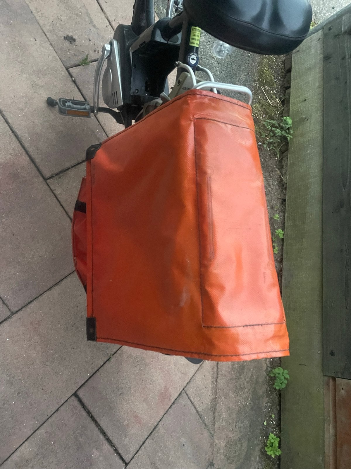 Rode Fietstas - Gebruikt maar functioneel, Ophalen of Verzenden, Gebruikt