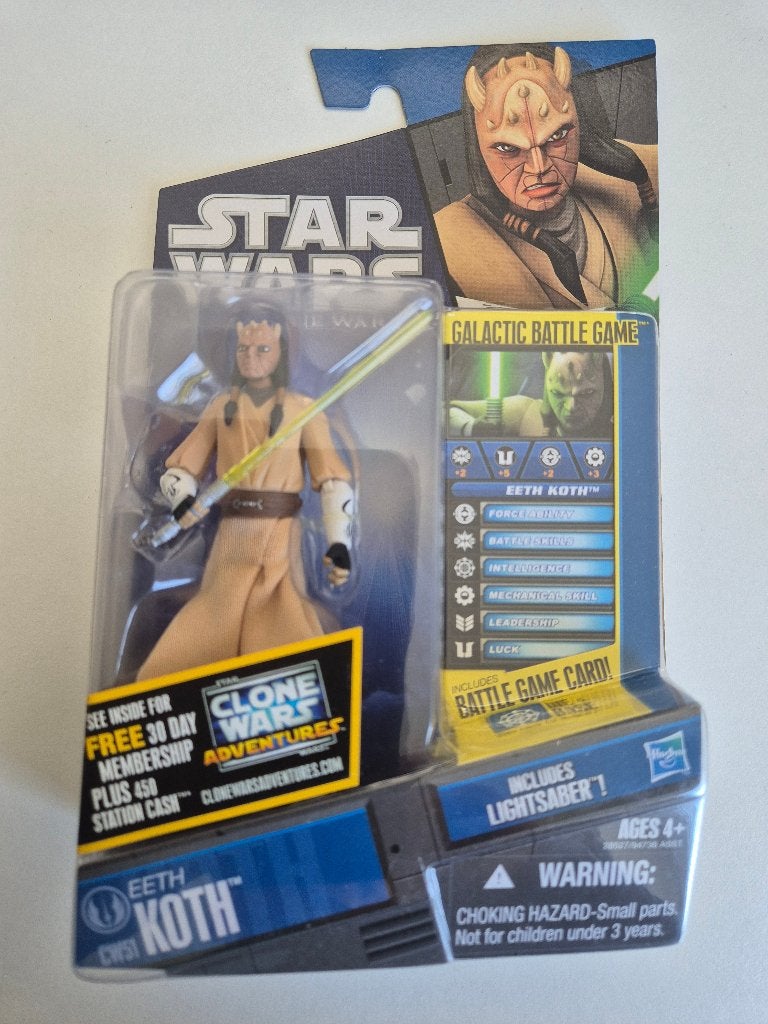 Star Wars CW 2010 CW51 Eeth Koth Jedi Master, Ophalen of Verzenden, Nieuw, Actiefiguurtje