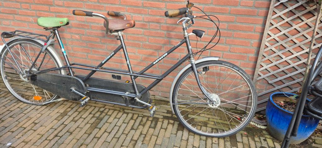 Batavus Tandem Fiets - Comfortabel en Robuust, Fietsen en Brommers, Fietsen | Tandems, Ophalen, Gebruikt, Batavus, 51 tot 55 cm