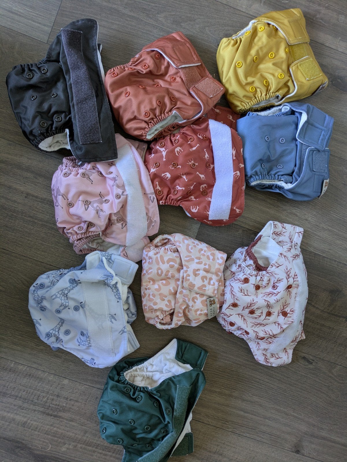 Happy Bears herbruikbare luiers, Ophalen, Zo goed als nieuw, One size