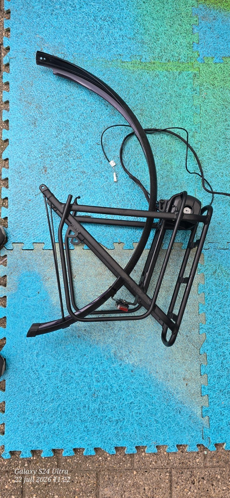 Bagagedrager giant ebike met slede en spatbord., Ophalen of Verzenden, Spatbord
