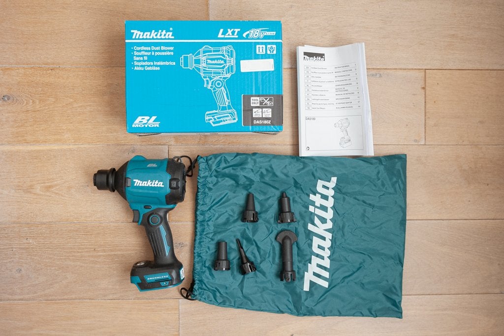 Makita DAS180 Z 18v LXT accu blazer en zuigmachine body, Info@makita.nl, Makita, Nieuw, Minder dan 200 liter/min