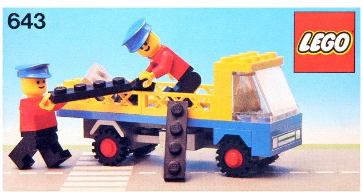 Lego 643 ~ Flatbed Truck, Gebruikt, Overige thema's, Lego, Ophalen of Verzenden