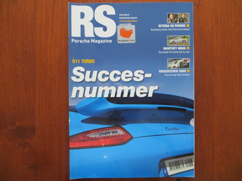RS Porsche Magazine 6 2009 911 Turbo, Manthey M600, 911E, Ophalen of Verzenden, Nieuw, Porsche
