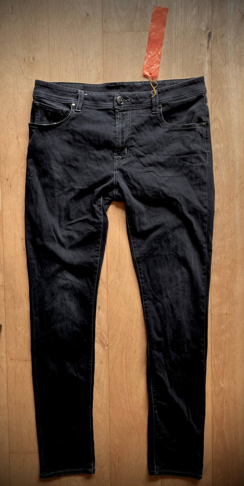 Tramarossa Leonardo Slim Fit jeans (spijker) broek W38, Ophalen of Verzenden, Zwart, W36 - W38 (confectie 52/54)