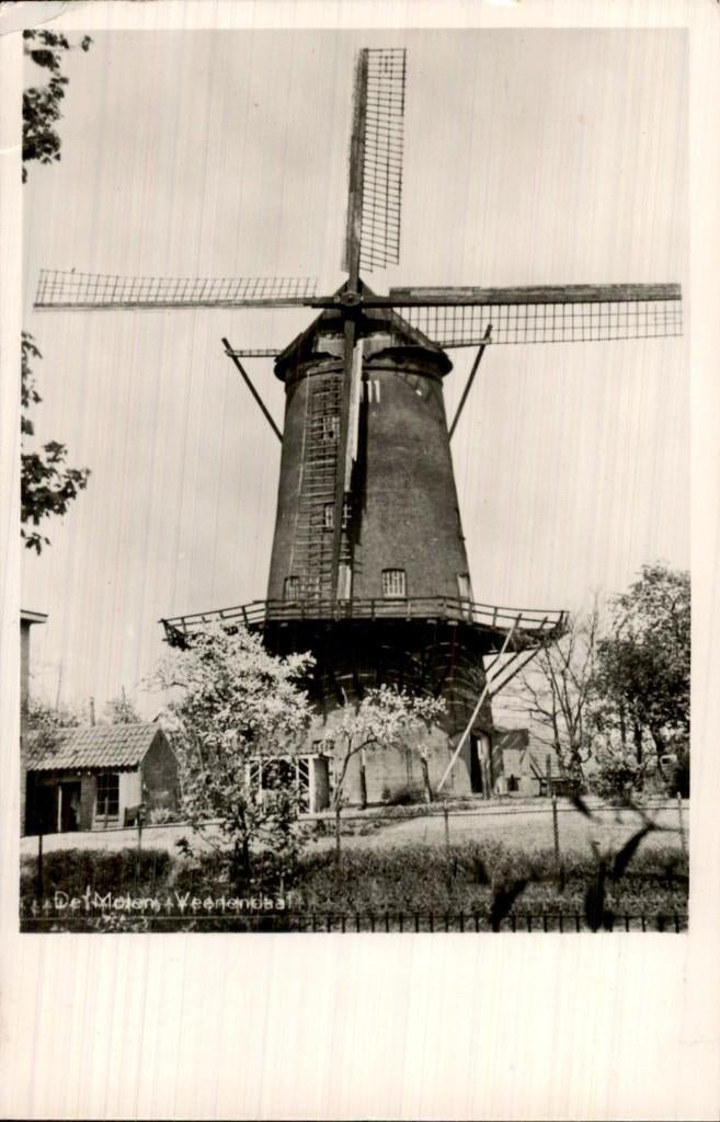 Veenendaal - Molen - Vooraanzicht, Ophalen of Verzenden, 1940 tot 1960, Gelopen, Utrecht