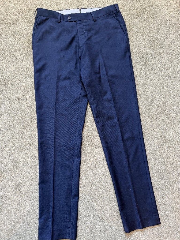 Suitsupply Havana pantalon – Donkerblauw – Maat 48 (EU), Ophalen of Verzenden, Zo goed als nieuw, Suitsupply, Maat 48/50 (M)