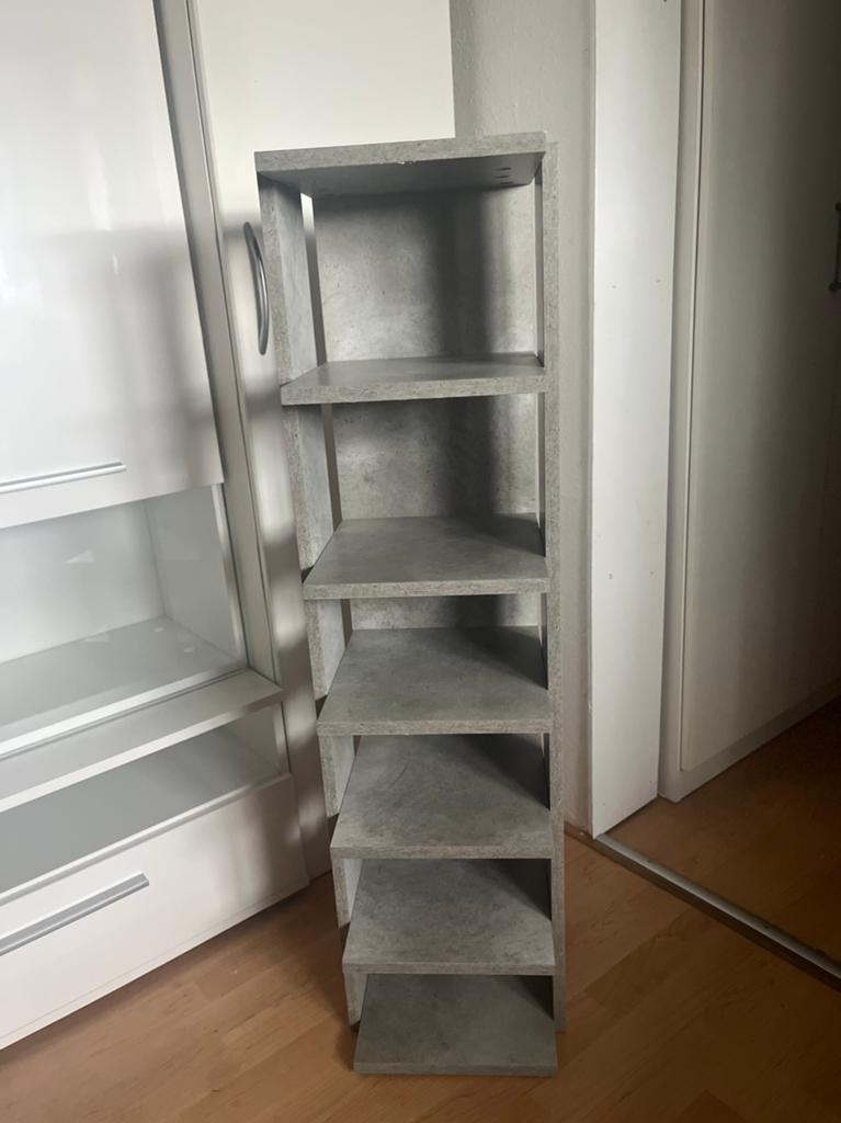 Modern Grey Shoe Rack (Storage Cabinet) – Good Condition, Ophalen of Verzenden, Zo goed als nieuw