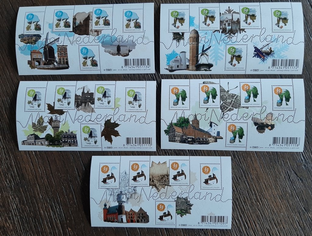 2008 Mooi Nederland Compleet in 5 vellen, Ophalen of Verzenden, Postfris