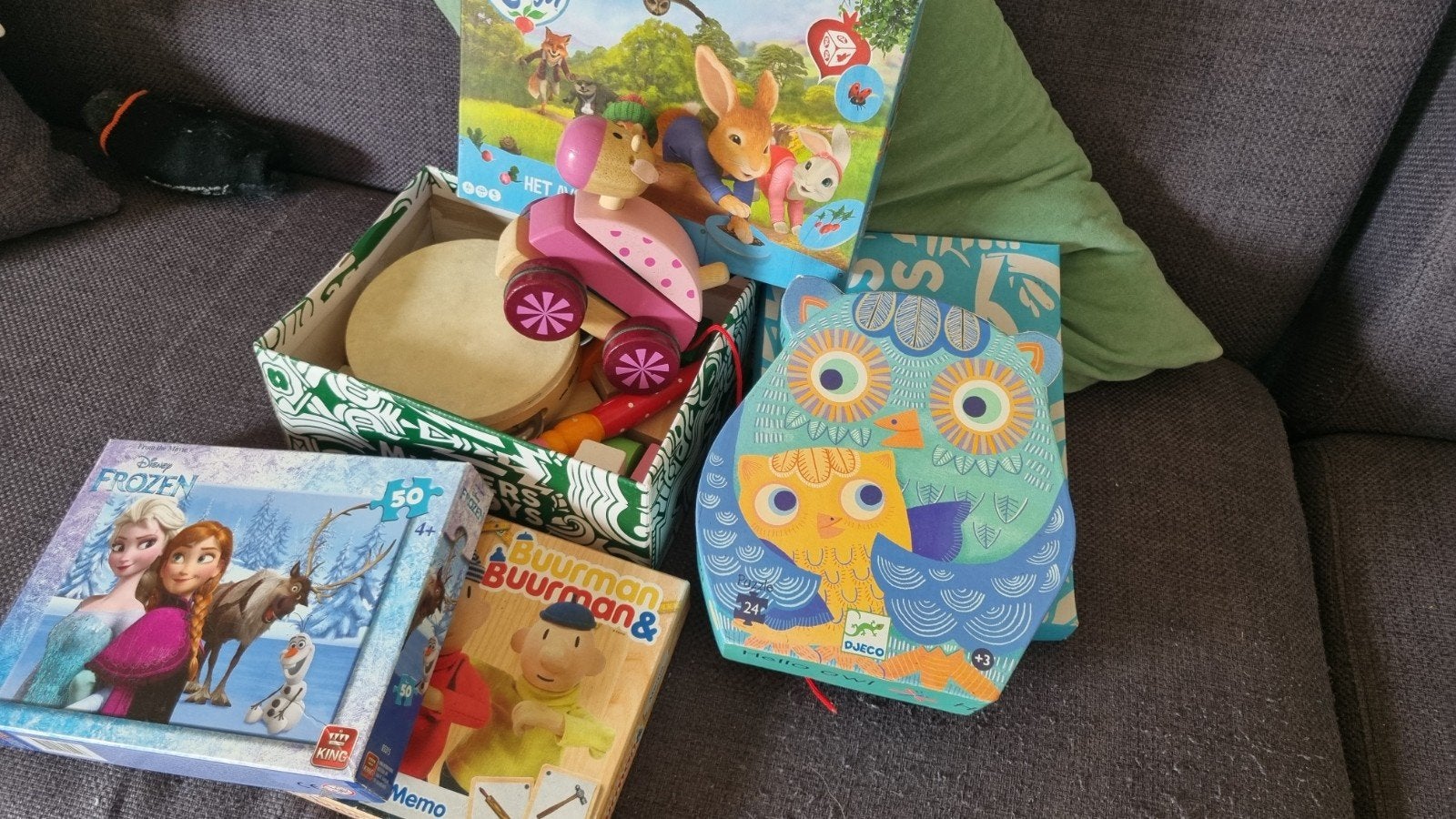 Diverse speelgoedset: puzzels, memo, houten blokken & meer, Kinderen en Baby's, Speelgoed | Kinderpuzzels, Ophalen of Verzenden