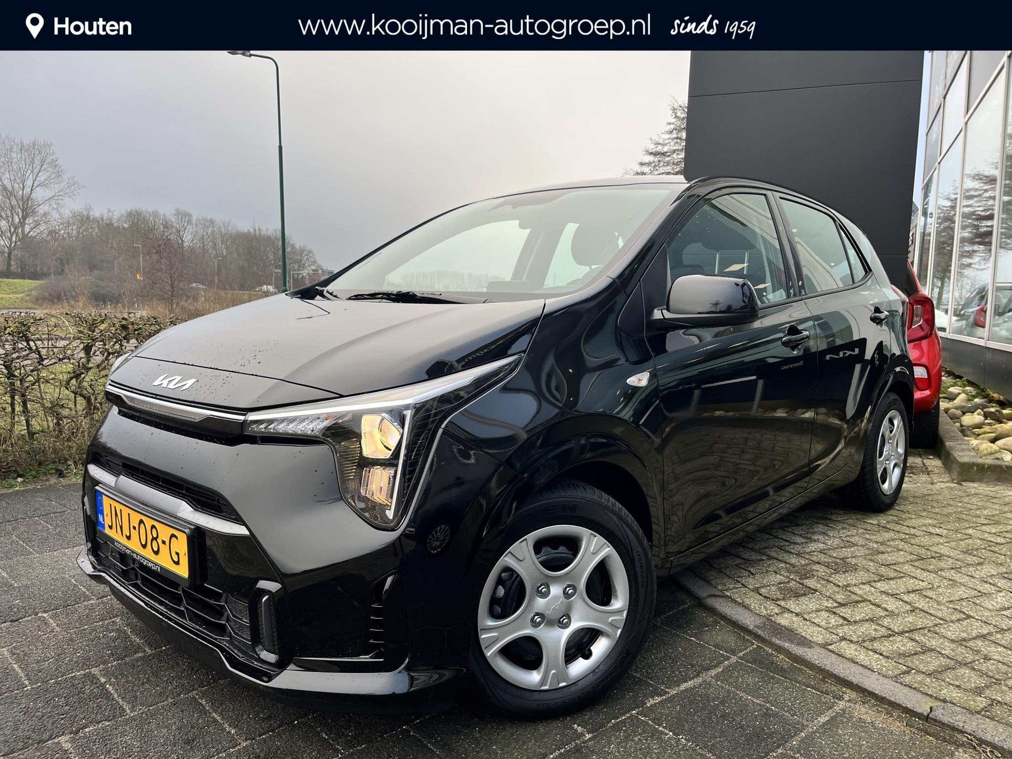 Kia Picanto 1.0 DPI DynamicLine Metallic, Achteruitrijcamera, Auto's, Voorwielaandrijving, Stof, 63 pk, Euro 6