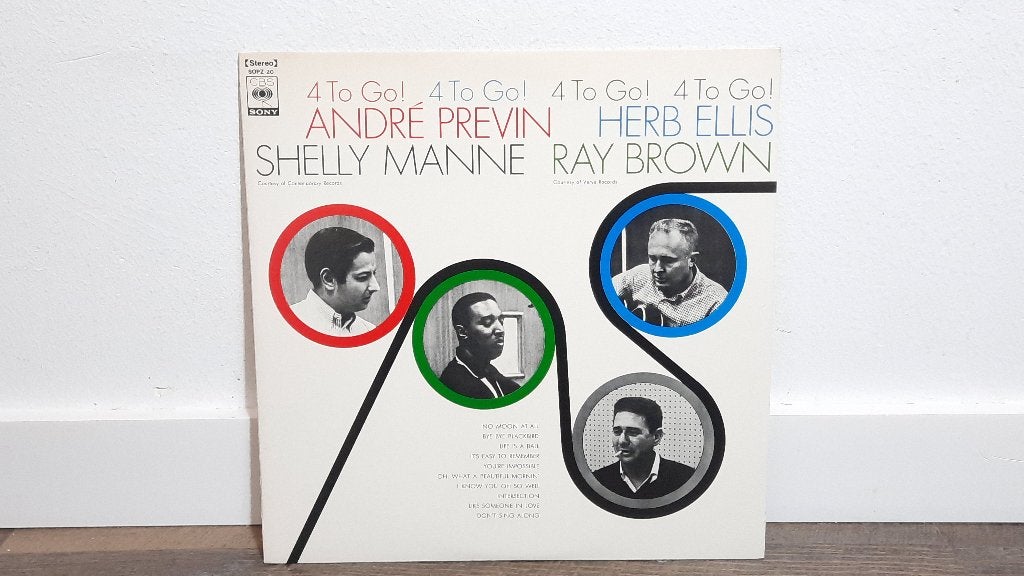 Previn / Ellis / Manne / Brown – 4 To Go! LP, Japan, Jazz, LP, Gebruikt, Ophalen of Verzenden, 12 inch