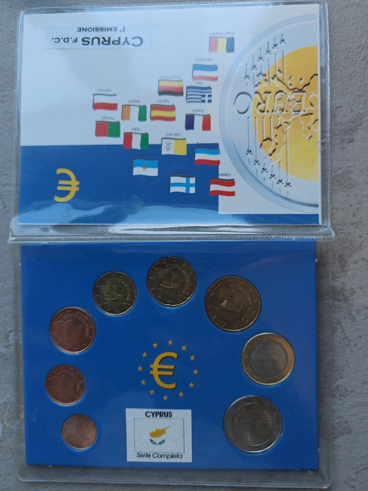 Cyprus Euromunten Set 2008 - Serie Completa, Postzegels en Munten, Ophalen of Verzenden, Cyprus, Setje