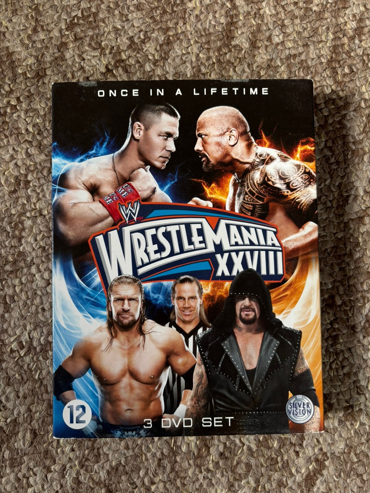 WWE Wrestlemania XXVIII 3 DVD Set, Ophalen of Verzenden, Zo goed als nieuw