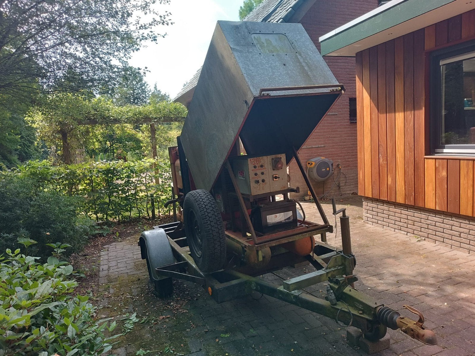 Hatz Diesel Aggregaat 4L30C op aanhanger, Ophalen, Gebruikt, 10 tot 30 kVA, Dieselolie